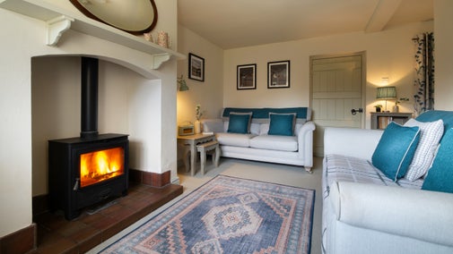 The sitting room at Chirk Home Farm Cottage, Clwyd